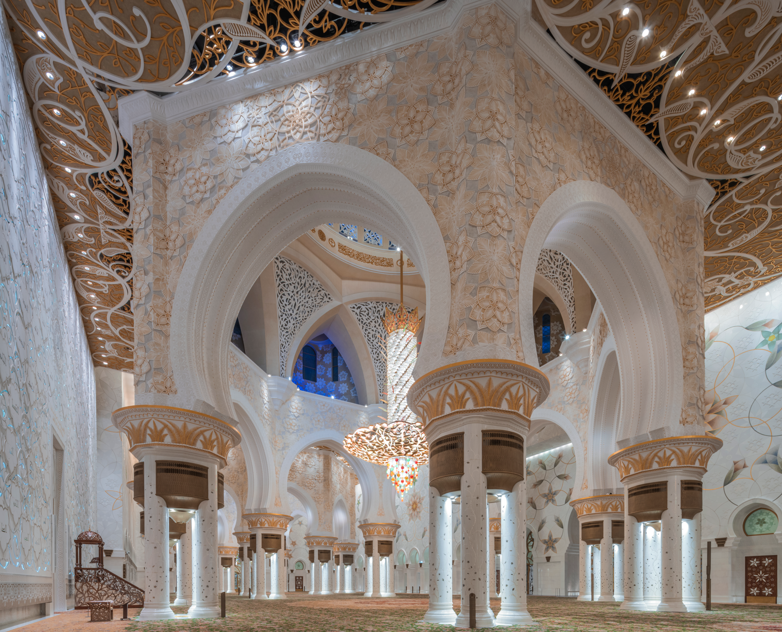 Las columnas interiores